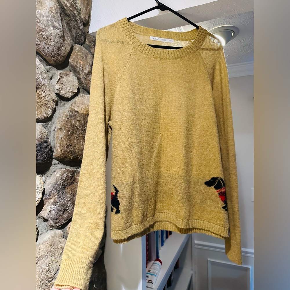 Woolrich Dachshund Weiner Knitted Wool Sweater. Size XL. - Picture 2 of 9